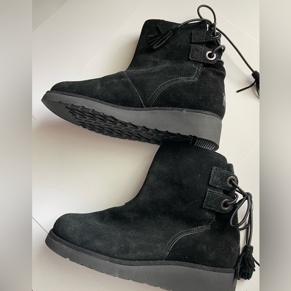 Koolaburra by UGG Lomia Short Women's Wedge Winter Boots - Picture 6 of 8